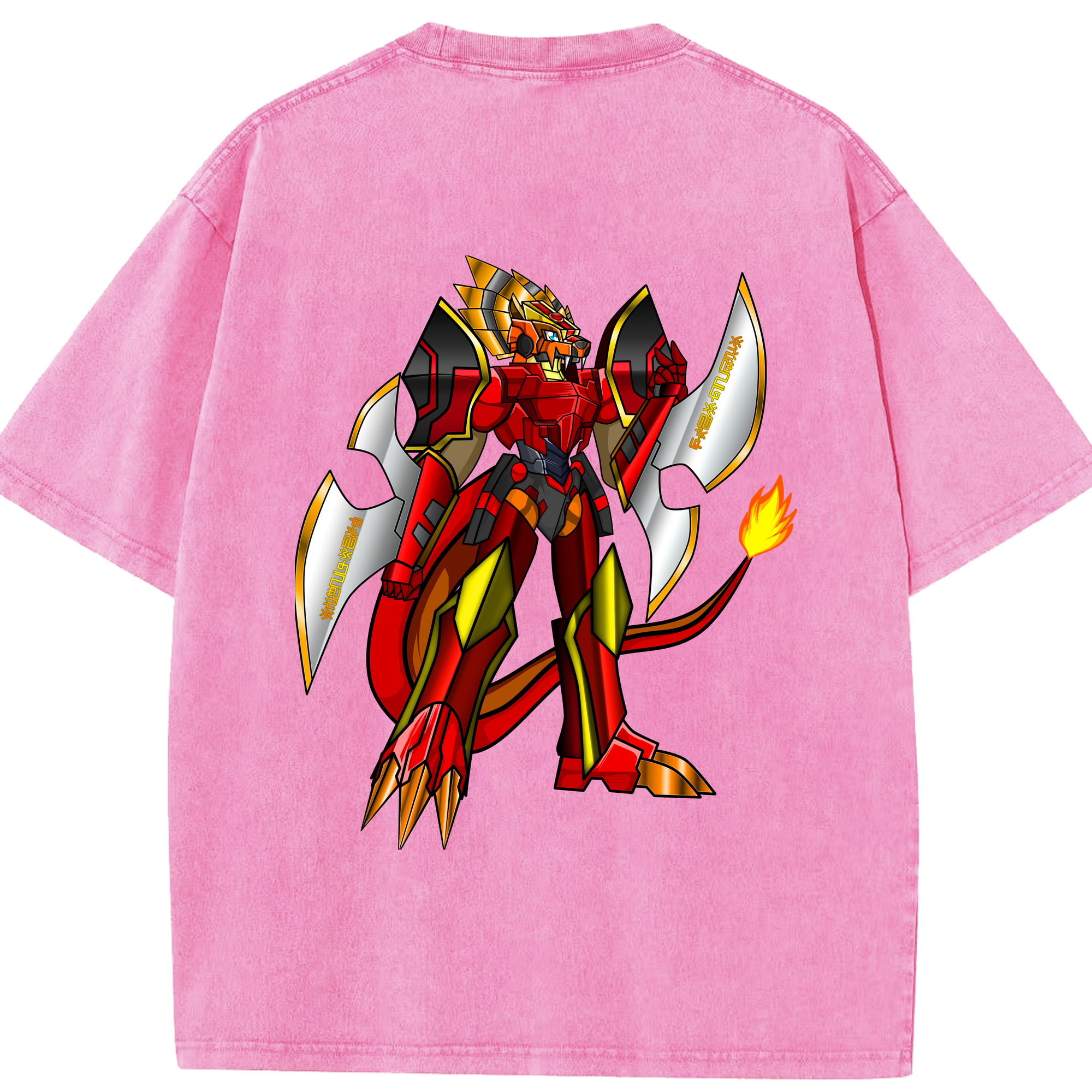 （画像用） Digimon デジタルモンスター/デジモン 綿100% ヴィンテージ風 半袖Tシャツ（背面プリント）